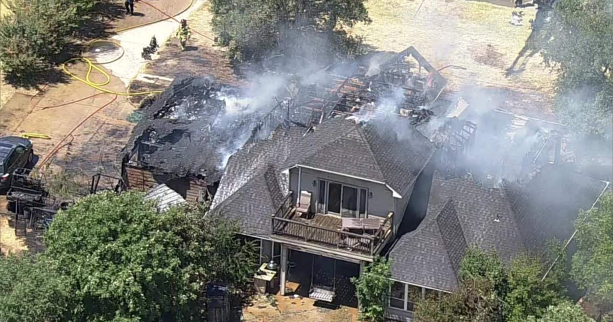 Fort Worth house fire destroys home on Los Rios Drive