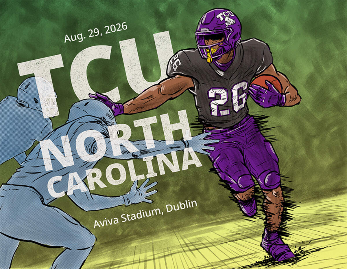 Illustration of TCU running back Jeremy Payne