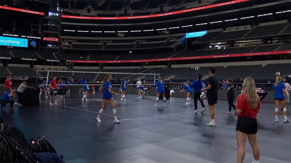 College volleyball comes to AT&T Stadium for $1 million prize – NBC 5 Dallas-Fort Worth