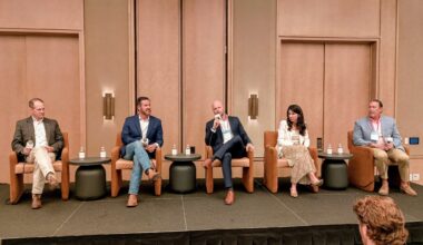 Panelists at Bisnow's Tarrant County State of the Market event.