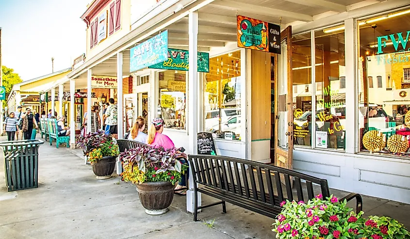 The Main Street in Fredericksburg, Texas, is also known as 
