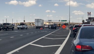 Multiple vehicle accidents caused delays on westbound SPID
