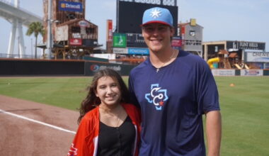 KRIS 6 Hooks Kid Reporter Annabelle interviews pitcher Cole Hertzler
