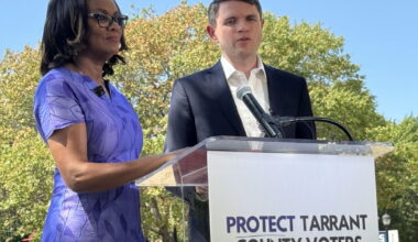 Talarico, Simmons speak against proposal to cut almost a third of Tarrant County voting sites