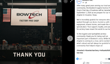 Bowtech closing Eugene factory, relocating to Houston