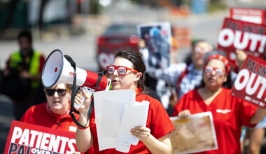 Nurses in Austin join nationwide protest against Palantir
