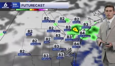 August starts with dangerous heat and isolated PM showers possible Sunday