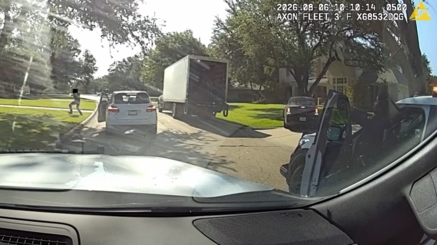 Bodycam shows Dallas officer fire shots at undercover cop during vehicle theft arrest