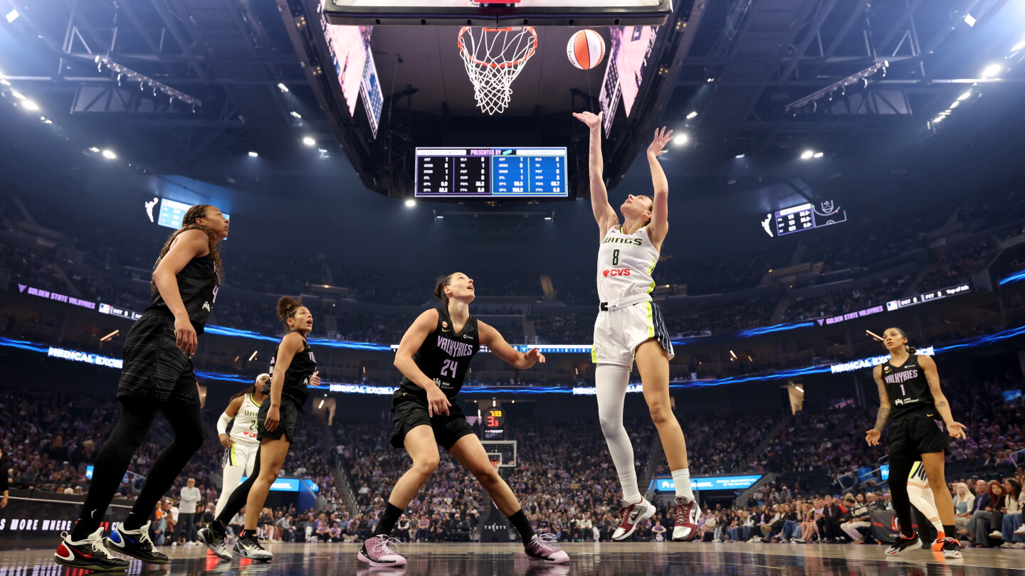 Valkyries are playoff bound again in 2nd year after beating Dallas 78-70 behind Williams’ 23 points