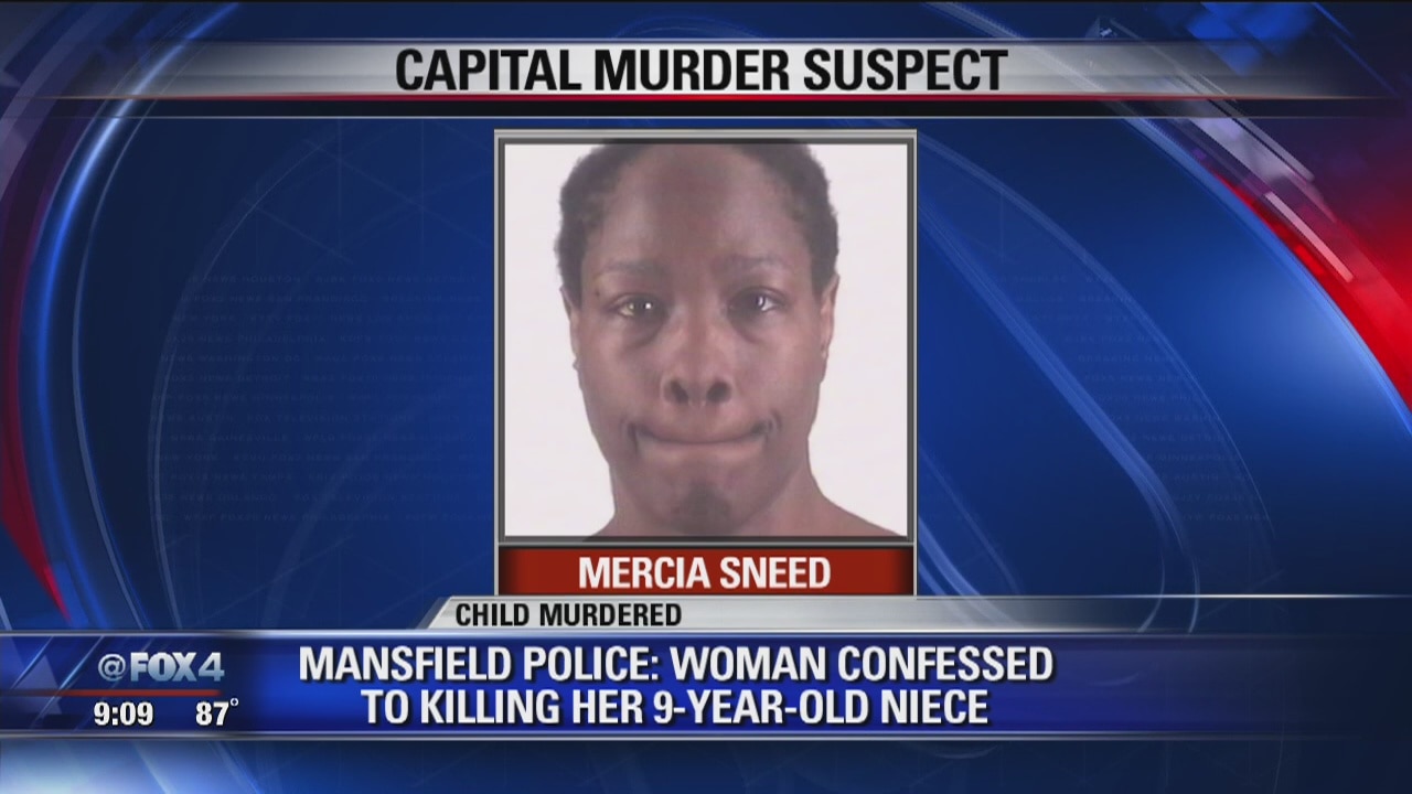 PREVIOUS COVERAGE: North Texas woman admits smothering 9-year-old niece with pillow