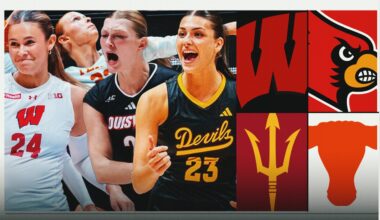 Jeep AVCA First Serve, Highlights, Match Recaps: Badgers Sweep, ASU Upsets Texas