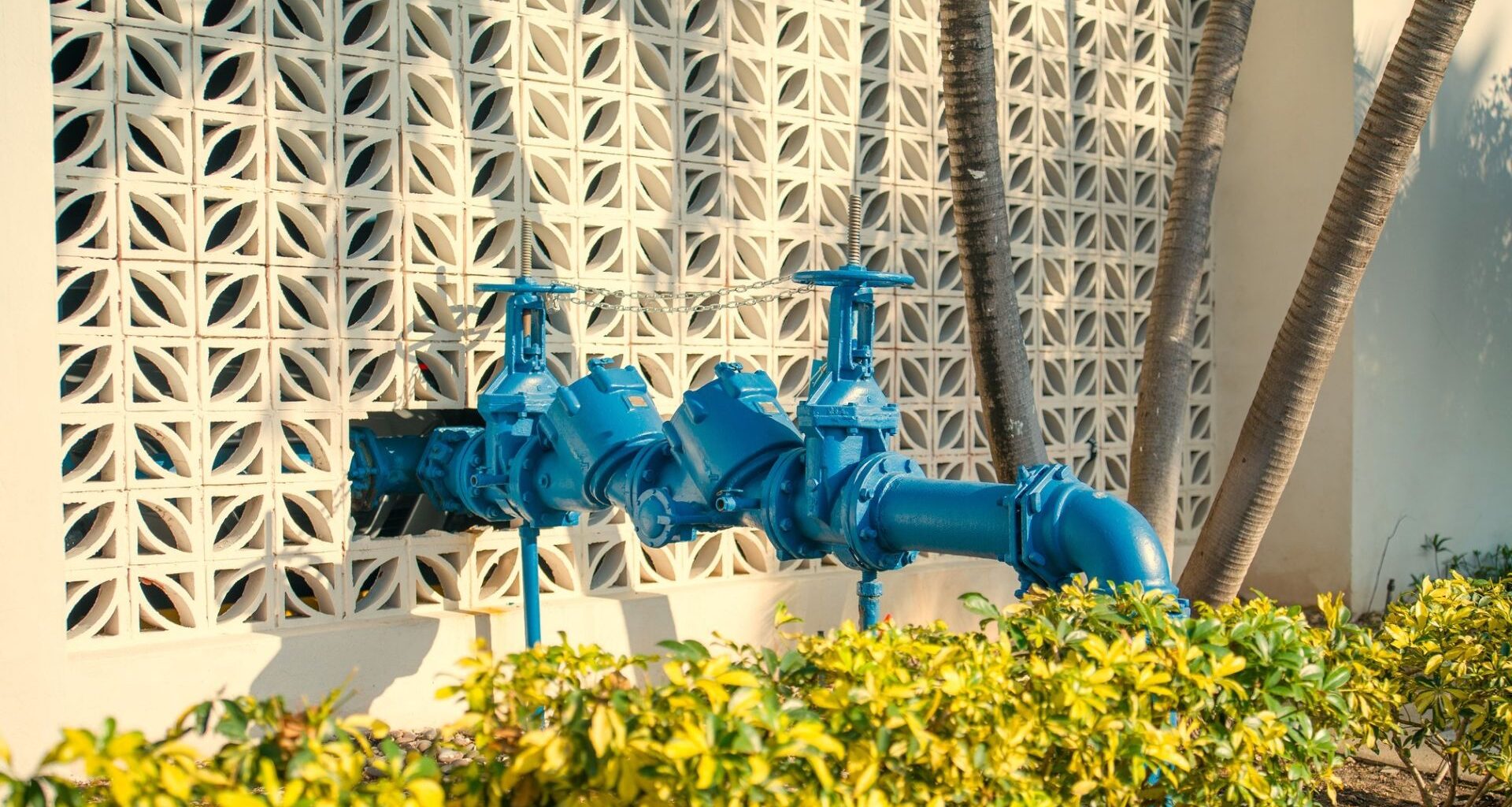 A water pipe.