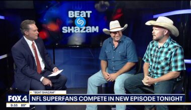 Dallas Cowboys fans appear on Beat Shazam