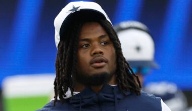 Dallas Cowboys running back Jaydon Blue