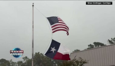 Edouard weakens into a tropical depression after landfall but still dumping rain into Texas - Boston News, Weather, Sports