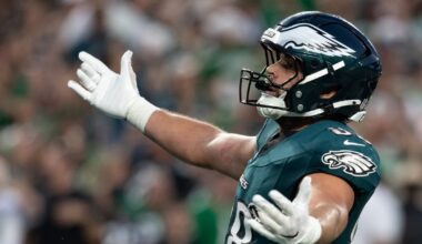 Report: Eagles TE Dallas Goedert to miss 'a few weeks' with knee injury