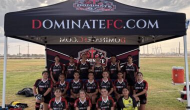 Dominate FC Opens Season with Two Wins and Splash Tents Custom Canopy Tents in Lubbock, TX