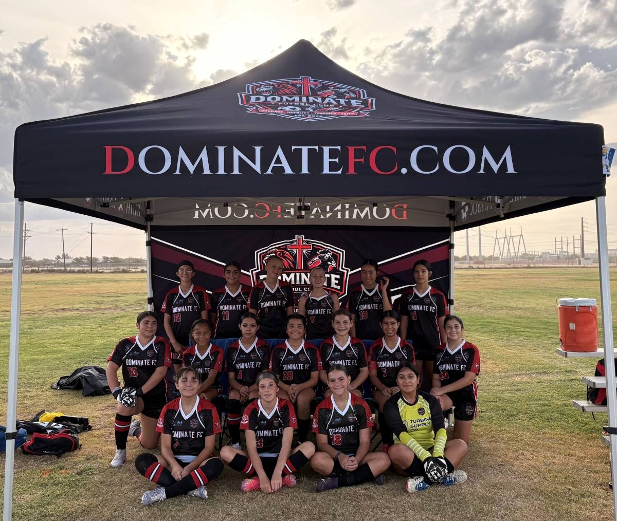 Dominate FC Opens Season with Two Wins and Splash Tents Custom Canopy Tents in Lubbock, TX