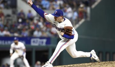 Rangers place pair of right-handed relievers on IL, recall rookie duo