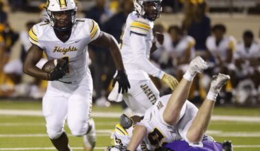 Fort Worth-area high school football: Week 1 rushing leaders