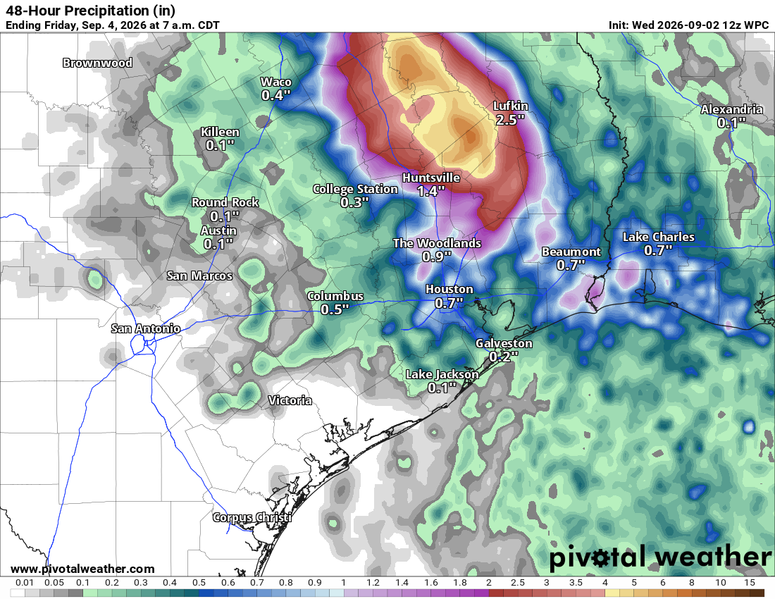 Houston flood watch remains as Edouard brings more heavy rain