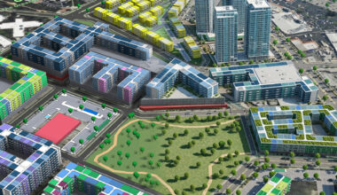real estate development rendering