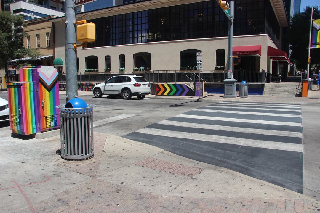 4th and Colorado crosswalks