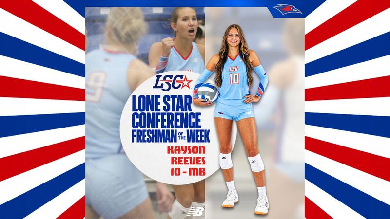 Reeves Rises, Earns LSC Freshman Of The Week