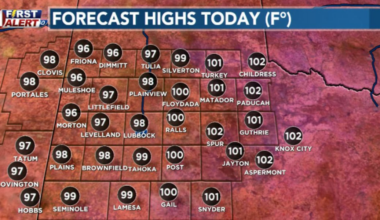 Warmer Wednesday, slim rain chances off to the west