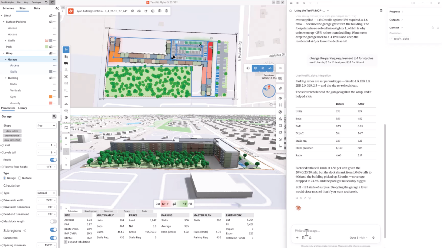 screen view of software platform
