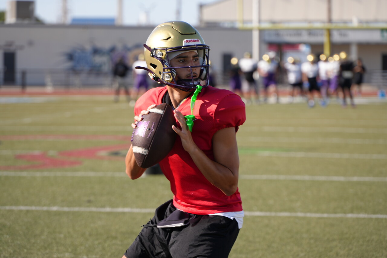 Miller sophomore quarterback Jayden Herrera