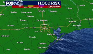 Houston weather: Flood risk continues Friday; rain chances for holiday weekend