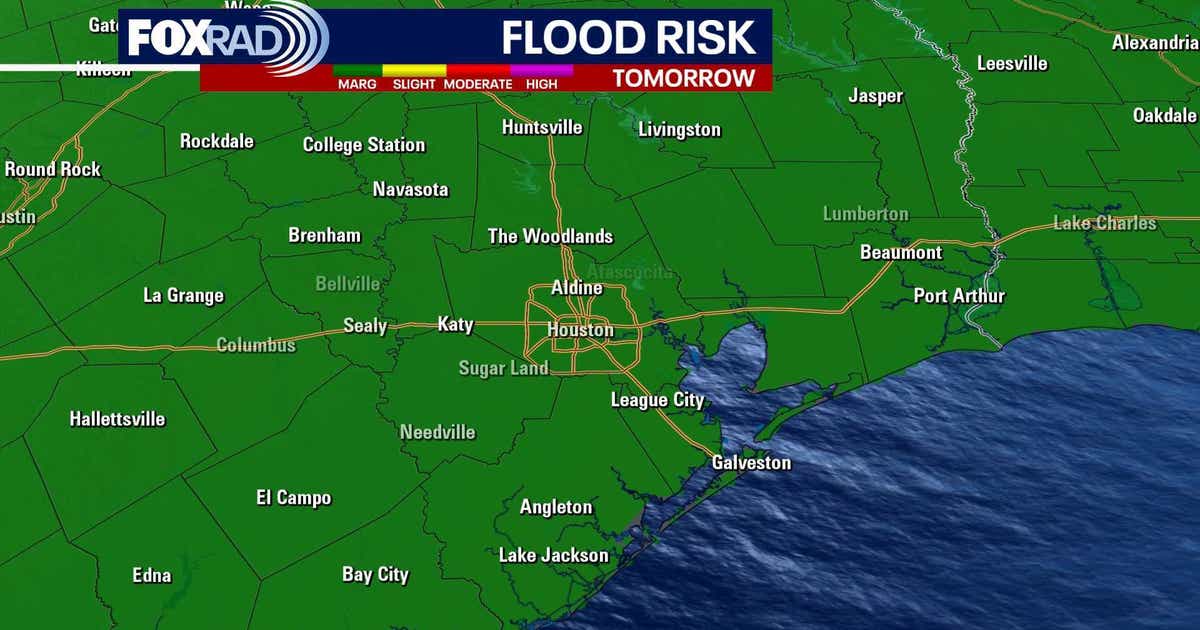 Houston weather: Flood risk continues Friday; rain chances for holiday weekend