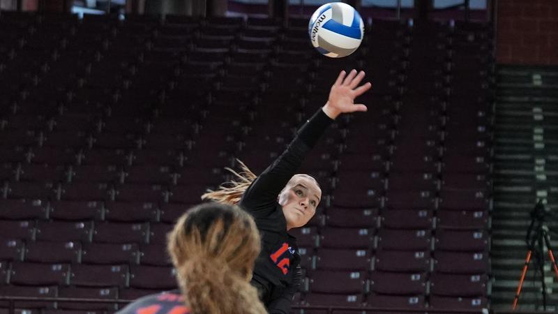 VB: HCU Beats Texas Southern in Four Sets