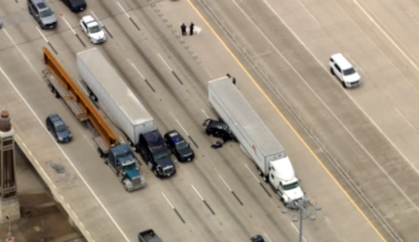 Katy Freeway crash: Driver was seen swerving before slamming into 18-wheeler on I-10 at Bunker Hill, HPD says