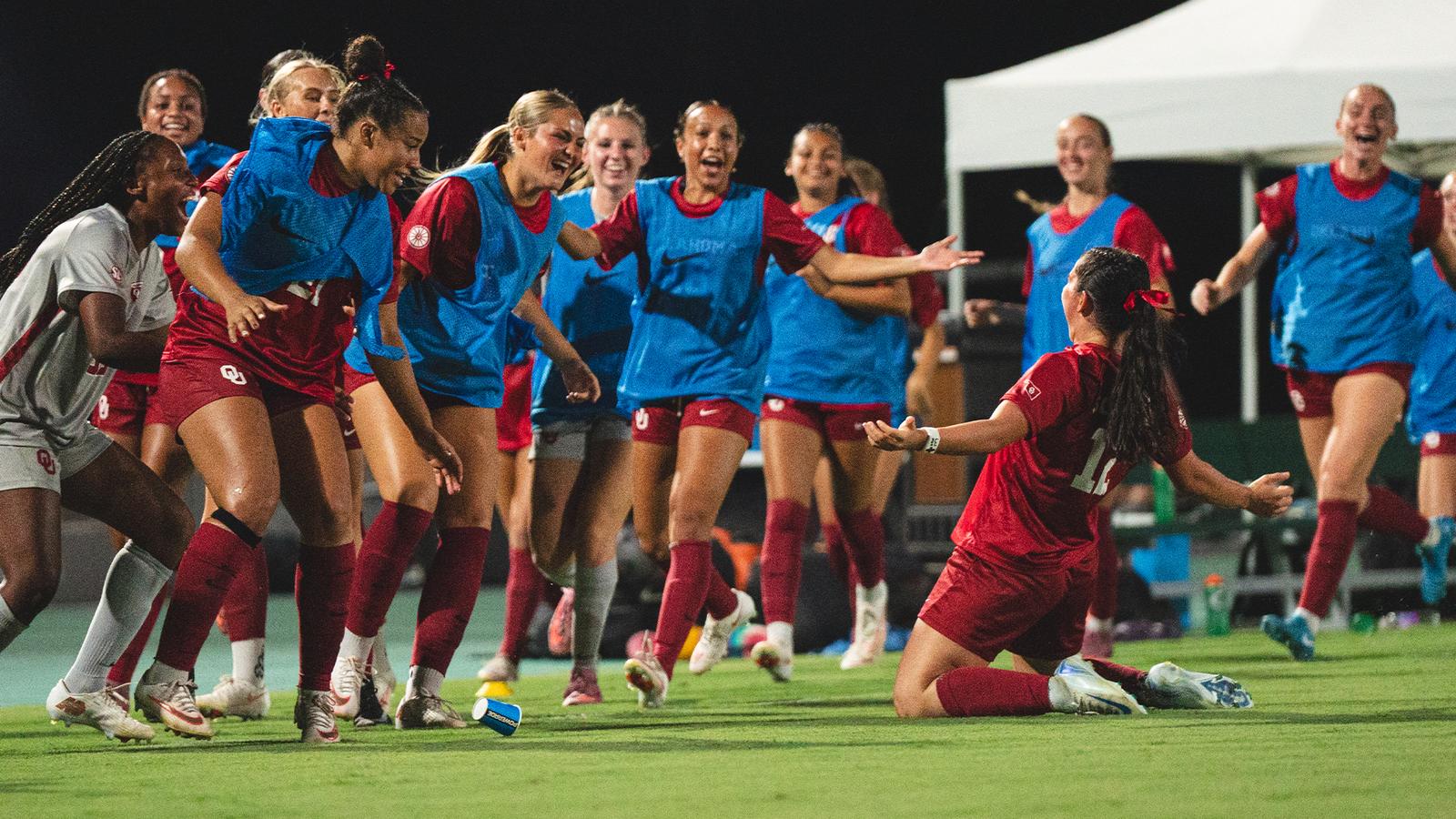 Five Unanswered Goals Key Soccer’s 6-2 Win at North Texas