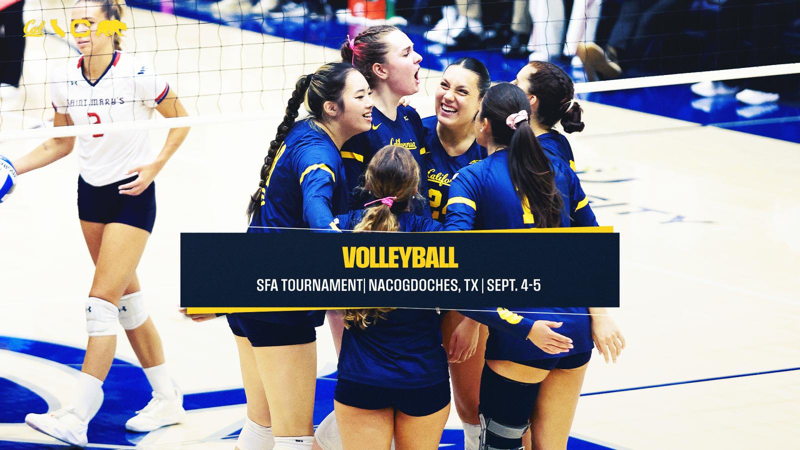 Cal Volleyball Heads To Texas For SFA Tournament