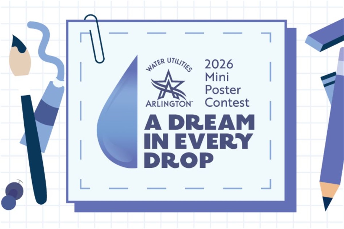 Arlington Water Kicks Off A Dream in Every Drop Mini Poster Contest