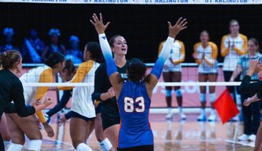 Mavs Fall to Sam Houston in Five, 2-3; Glenn Reaches 1,000 Career Digs