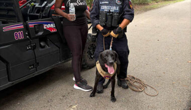 K-9 helps find two missing people on Sunday in Precinct 4, woman now charged in one of the searches
