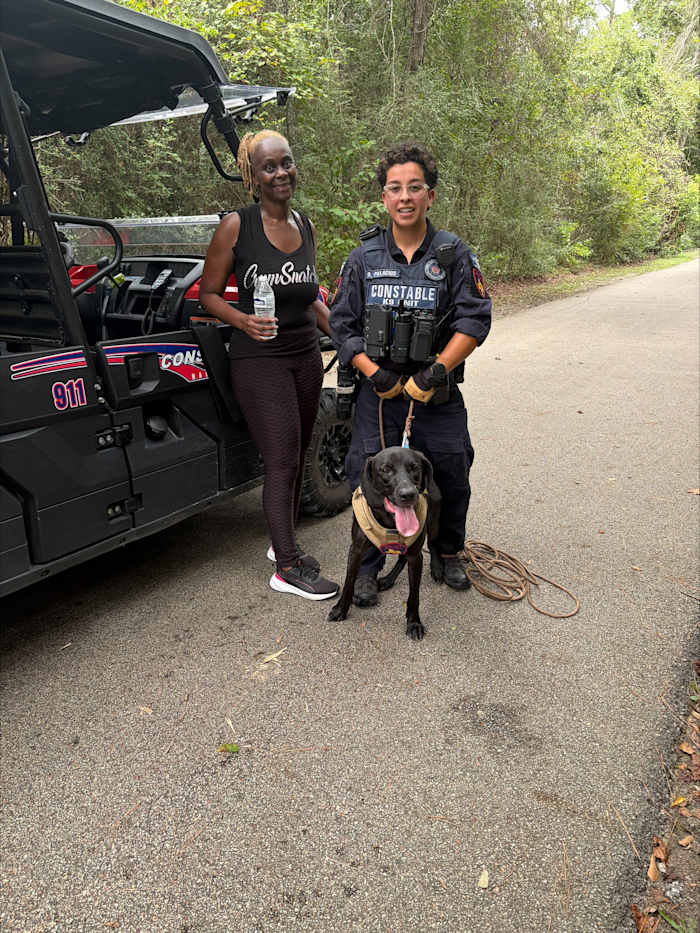K-9 helps find two missing people on Sunday in Precinct 4, woman now charged in one of the searches