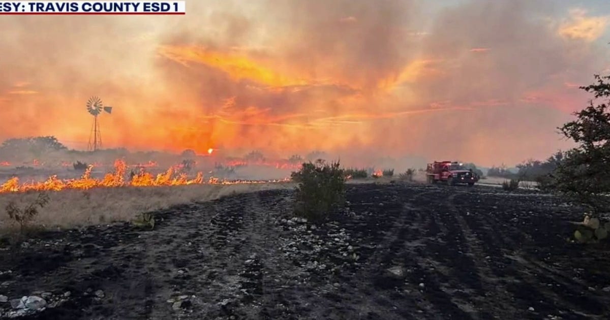 Central Texas fire crews help with statewide wildfire outbreak