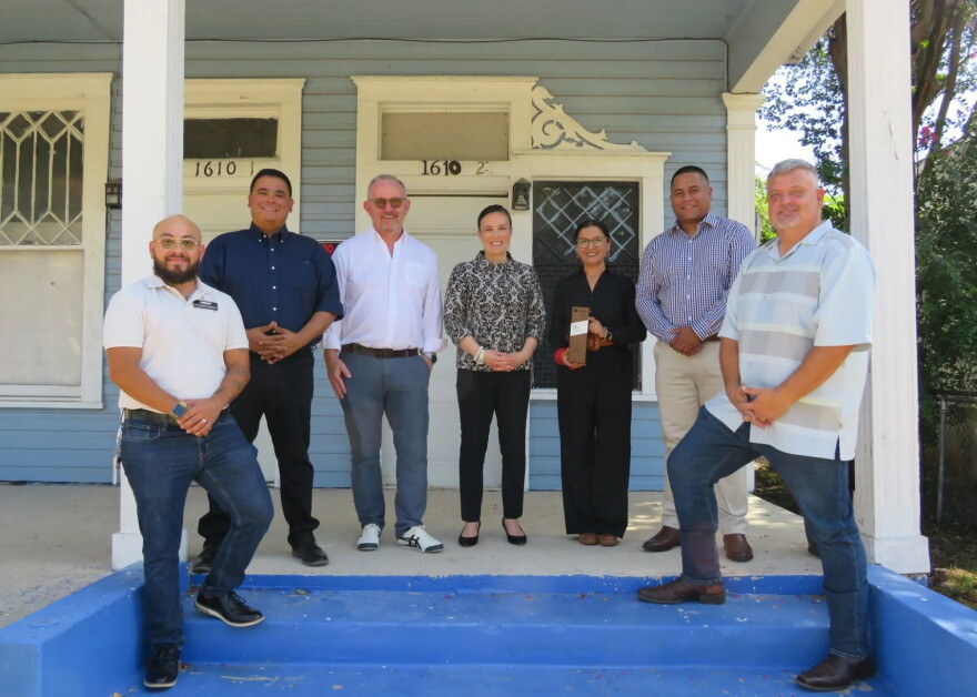 The San Antonio Housing Trust is partnering with Thrive Youth Center on the project, which won a local architecture award.