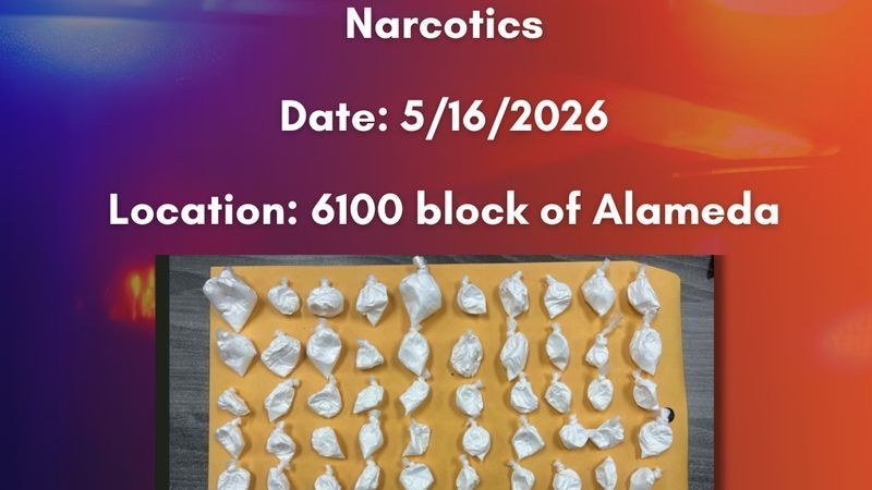 74 baggies of cocaine (credit: EPPD)