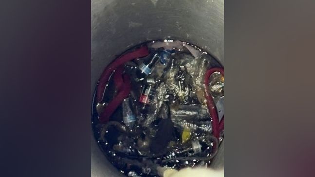 El Paso Animal Services rescues kitten trapped 20 feet down utility pipe. Credit: KFOX14/CBS4