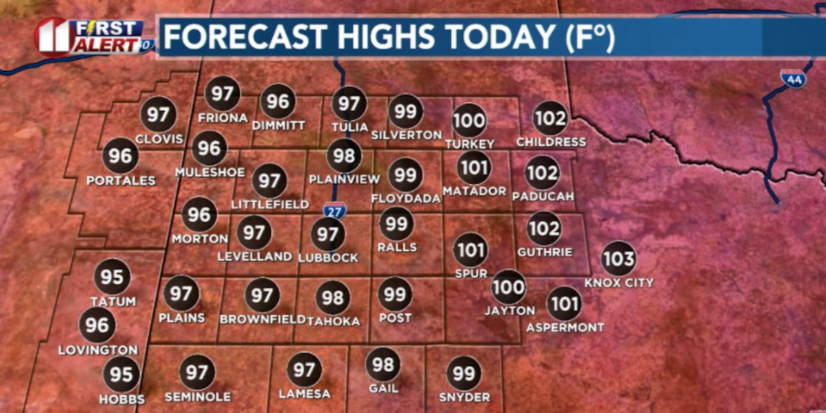 Heat, dry conditions continue Tuesday