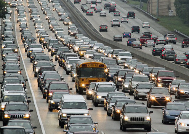 Stopped vehicle causes backup on I-635, U.S. 75 Tuesday morning