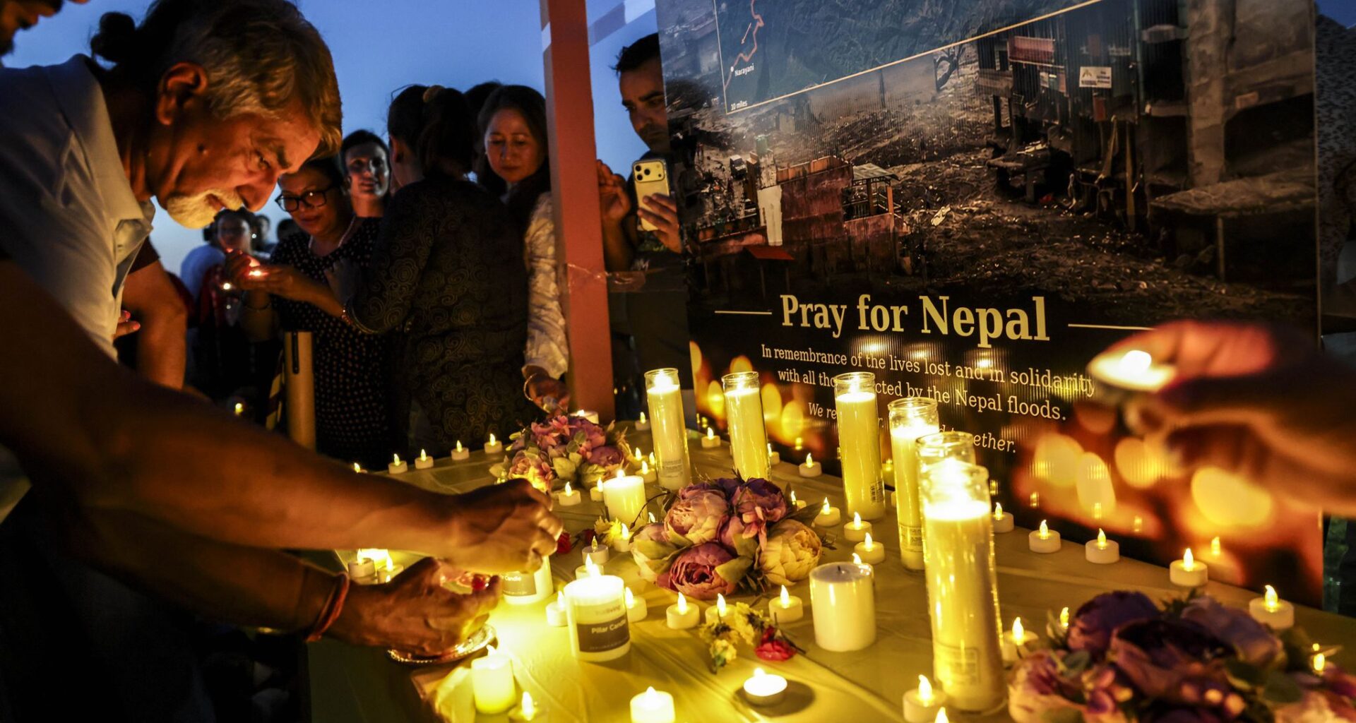 North Texas Nepali community holds vigil for flood victims