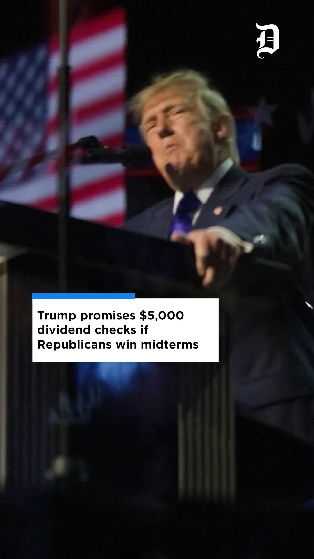 Trump promises $5,000 dividend checks for every adult if GOP wins midterms