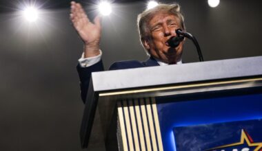 President Donald Trump closes out Republican midterm convention in Dallas